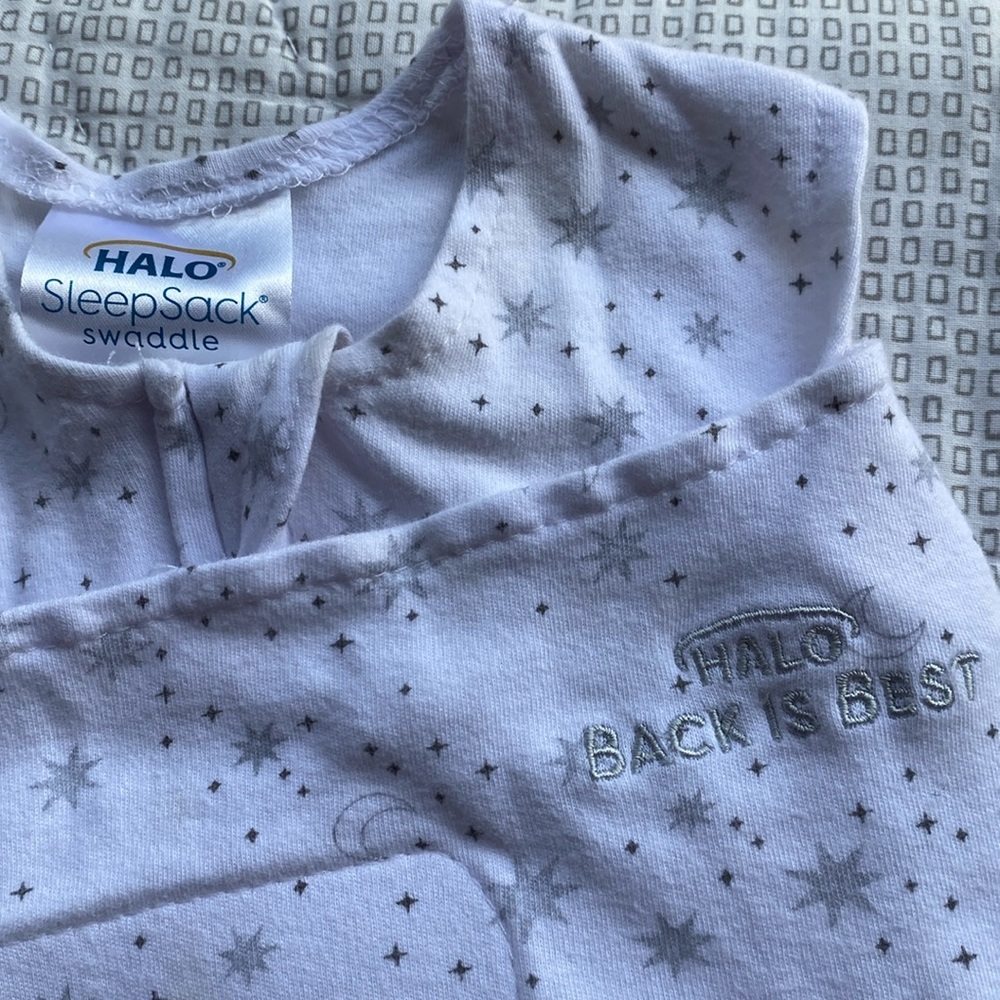 Halo sleep sack swaddle “Back is Best”